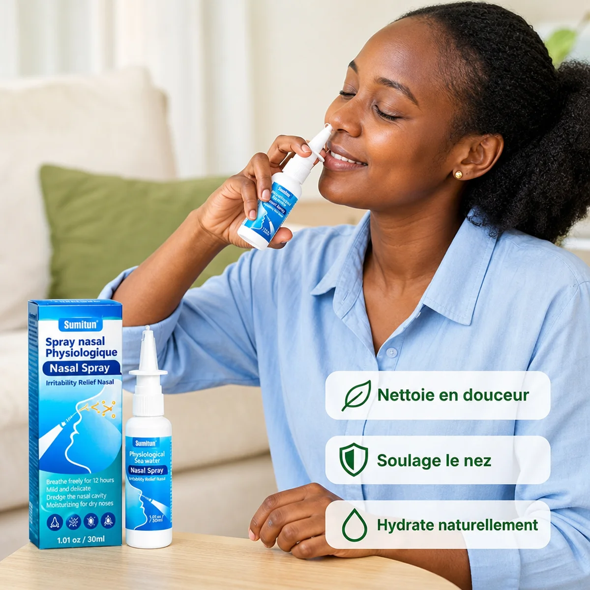 Sumitun Spray nasal physiologique