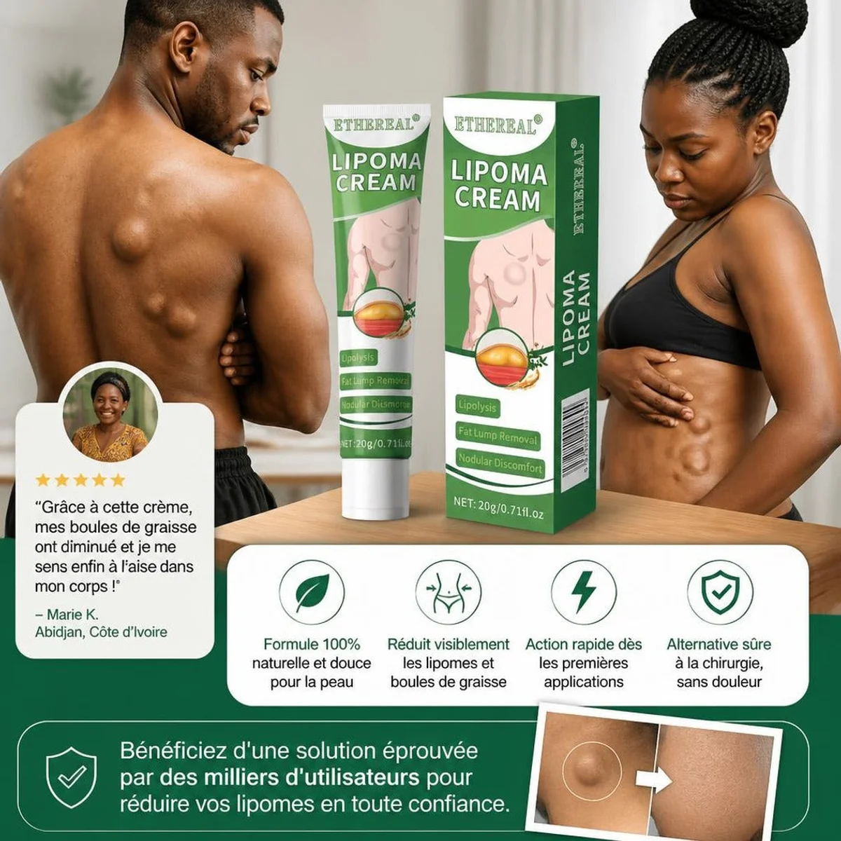 Éliminez vos lipomes et boules de graisse naturellement sans chirurgie 🇧🇯 3