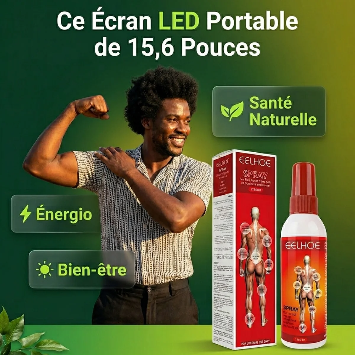 Spray Anti-Douleur - Soulagement Rapide - BJ 8