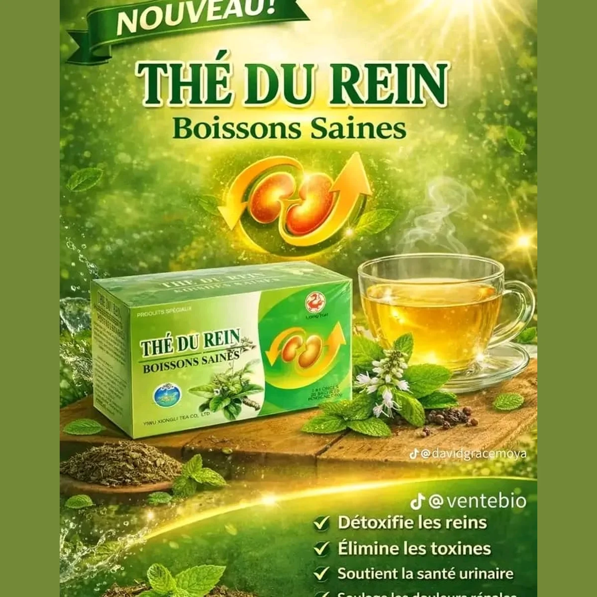 Le Thé du rein, Soin naturel très efficace et rapide des reins 3