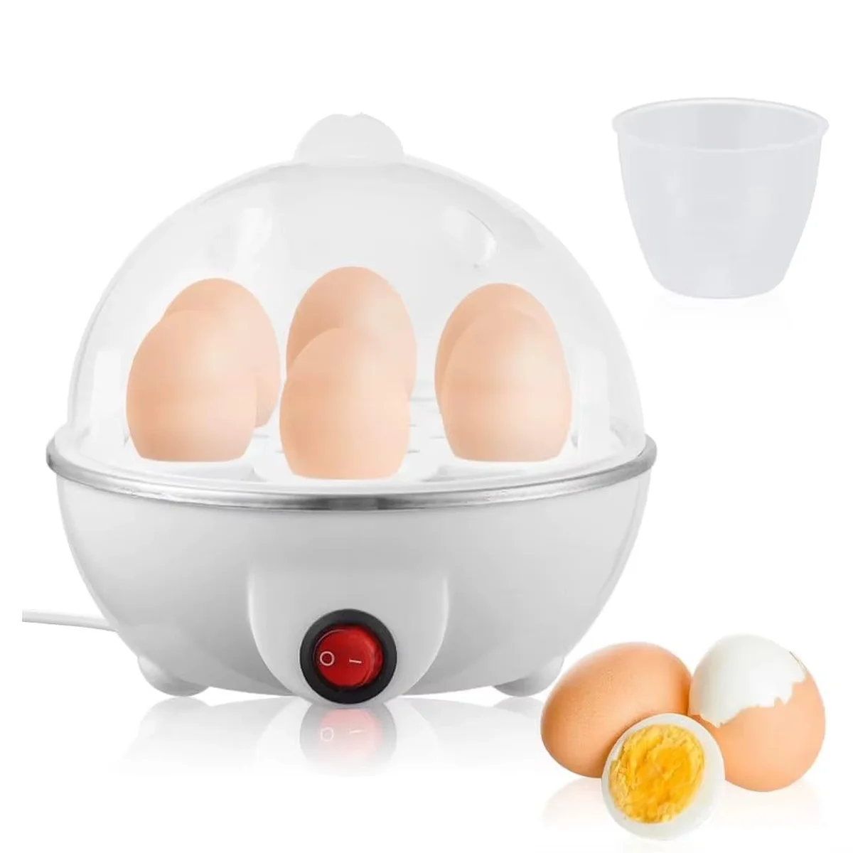 Cuiseur à œufs multifonction – Mini machine petit-déjeuner à cuisson rapide 4